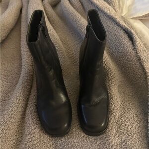 Steve Madden Sleek Black Ankle Booties